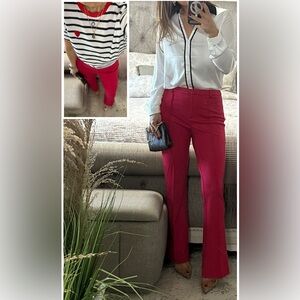 New♥️ Effortless Sleek Red Pants